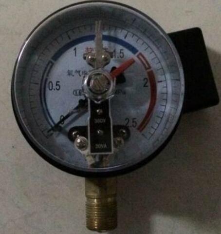 禁油氧氣電接點壓力表