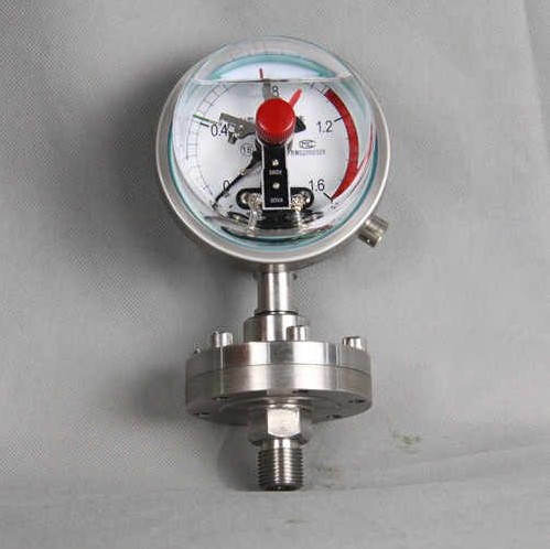 不銹鋼耐震隔膜電接點壓力表