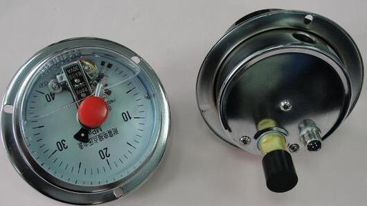 軸向帶邊耐震電接點壓力表