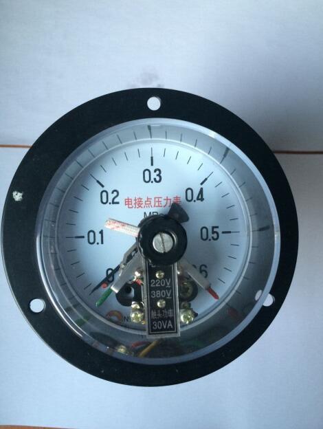 軸向帶邊電接點壓力表