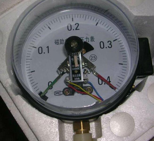磁助式電接點壓力表
