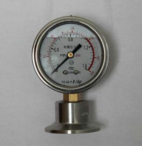 衛(wèi)生型耐震隔膜壓力表